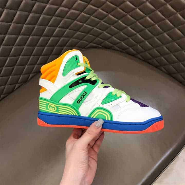 GUCCI BASKET SNEAKERS WHITE DEMETRA   GC067 - DEEPREPS