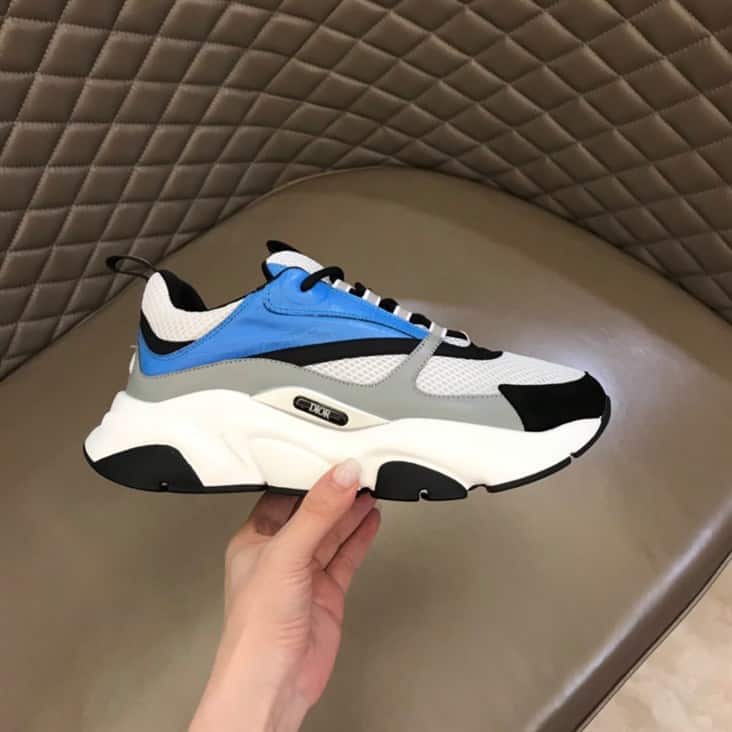 B22 SNEAKER TECHNICAL MESH WITH AND CALFSKIN   CD108 - DEEPREPS