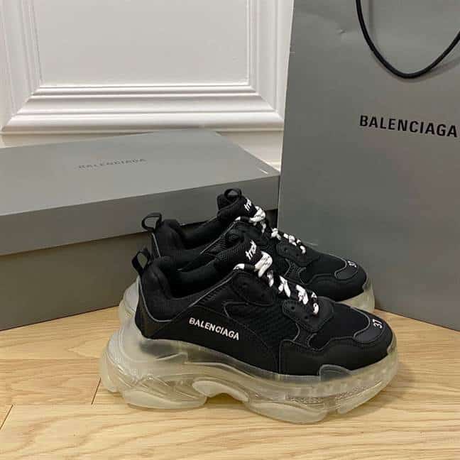 BALENCIAGA MEN S TRIPLE S SNEAKER CLEAR SOLE   BB200 - DEEPREPS