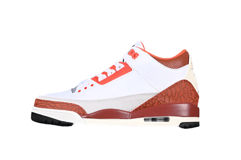AIR JORDAN 3 RETRO GS MARS STONE WHITE/BLACK/MARS STONE/TEAM ORANGE - DEEPREPS
