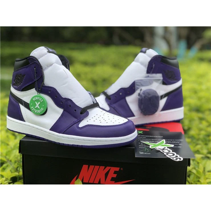 JORDAN 1 HIGH x COURT PURPLE WHITE - DEEPREPS