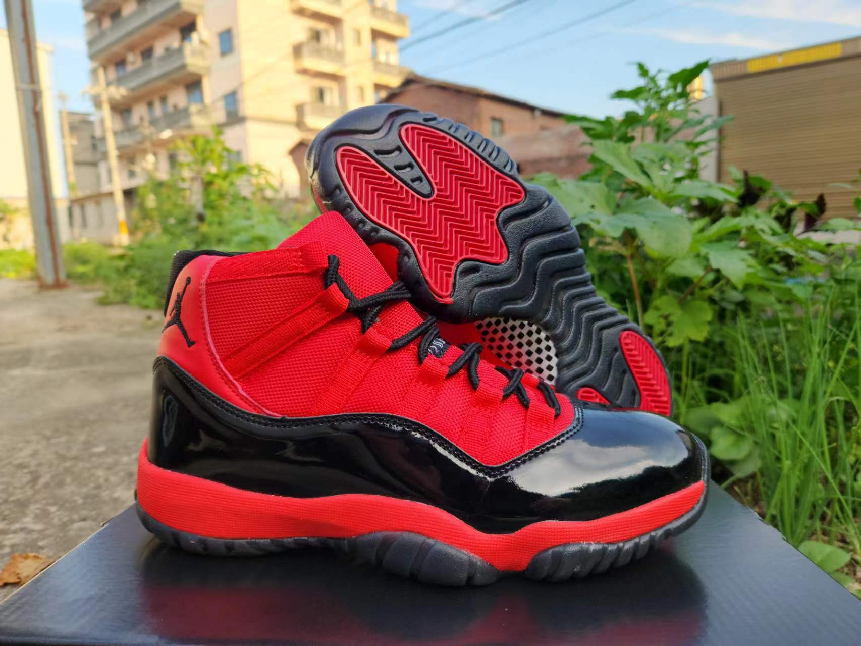 JORDAN 11 Black and Red - DEEPREPS