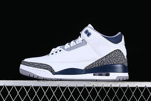AIR JORDAN 3 RETRO MIDNIGHT NAVY WHITE/BLACK/GREY/BLUE - DEEPREPS