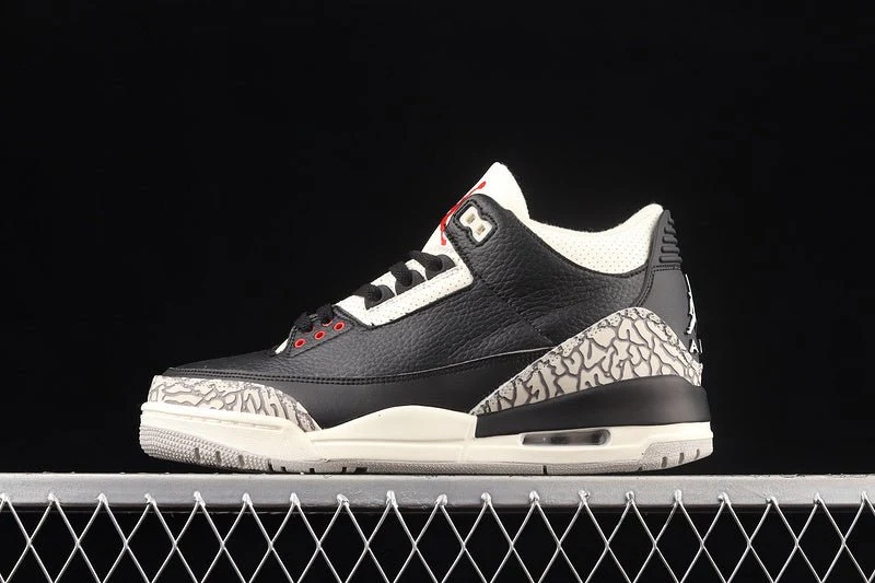 AIR JORDAN 3 DESERT CEMENT BLACK/RUSH ORANGE-FOSSIL STONE-SAIL - DEEPREPS