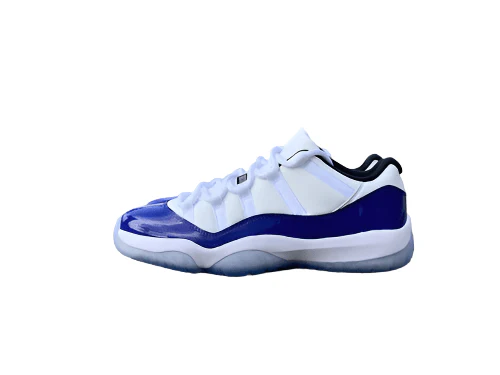 AIR JORDAN 11 LOW PURPLE CONCORD WHITE/BLACK-CONCORD - DEEPREPS