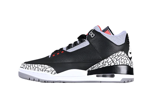 AIR JORDAN 3 RETRO BLACK CEMENT 2018 WHITE/BLACK/GREY - DEEPREPS