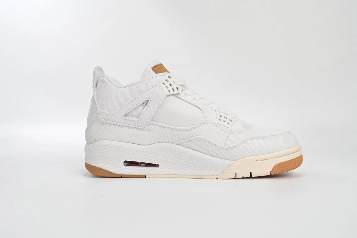 Air Jordan 4 Levi's White - DEEPREPS