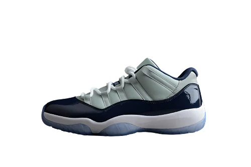 AIR JORDAN 11 RETRO LOW GEORGETOWN GREY MIST/WHITE-MIDNIGHT NAVY - DEEPREPS