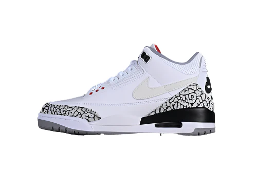 AIR JORDAN 3 RETRO JTH NRG WHITE/FIRE RED-BLACK-WHITE - DEEPREPS