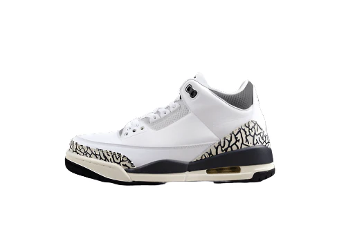AIR JORDAN 3 RETRO GS WHITE/BLACK/IRON/LIGHT ASH GREY/SAIL/CEMENT GREY - DEEPREPS