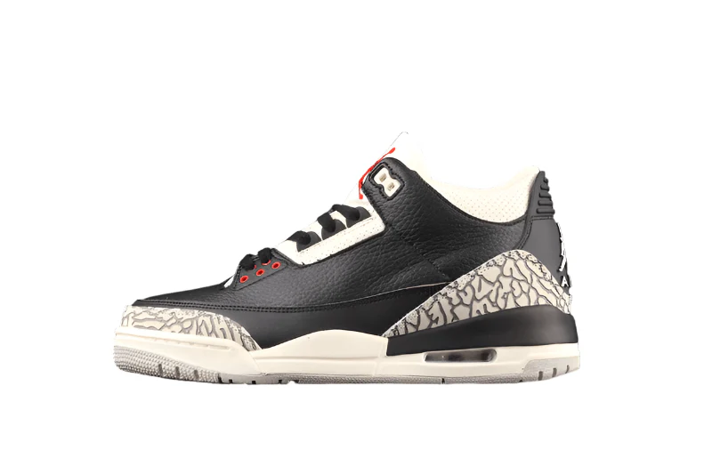 AIR JORDAN 3 DESERT CEMENT BLACK/RUSH ORANGE-FOSSIL STONE-SAIL - DEEPREPS