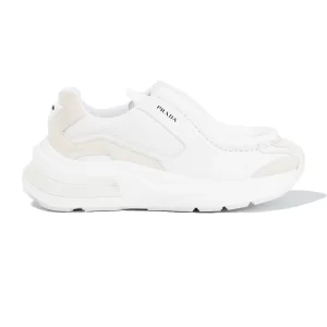 PRADA BRUSHED LEATHER SNEAKERS BIKE FABRIC SUEDE – PRD014 - DEEPREPS