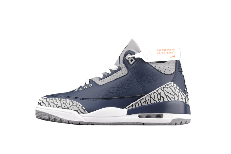 AIR JORDAN 3 RETRO GEORGETOWN MIDNIGHT NAVY/CEMENT GREY/WHITE - DEEPREPS