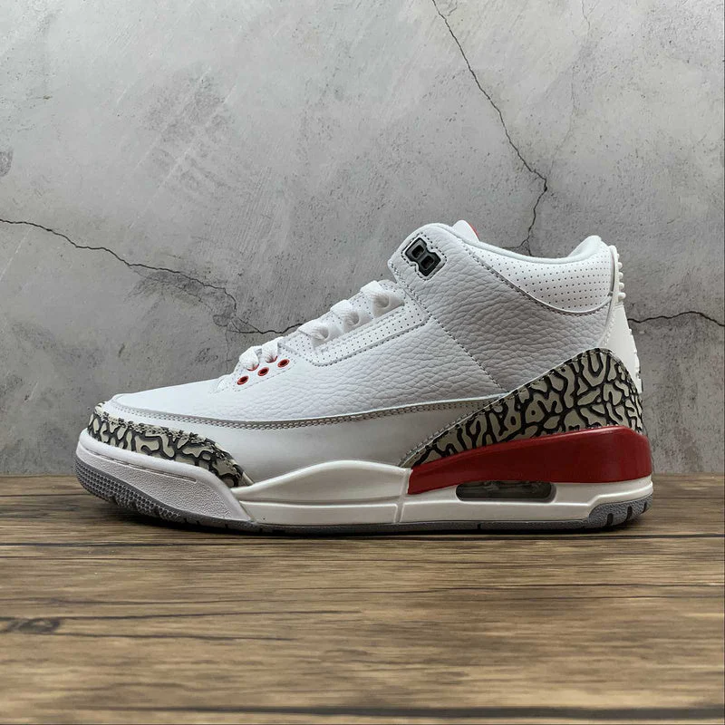 AIR JORDAN 3 RETRO HALL OF FAME WHITE/CEMENT GREY-BLACK-FIRE RED - DEEPREPS