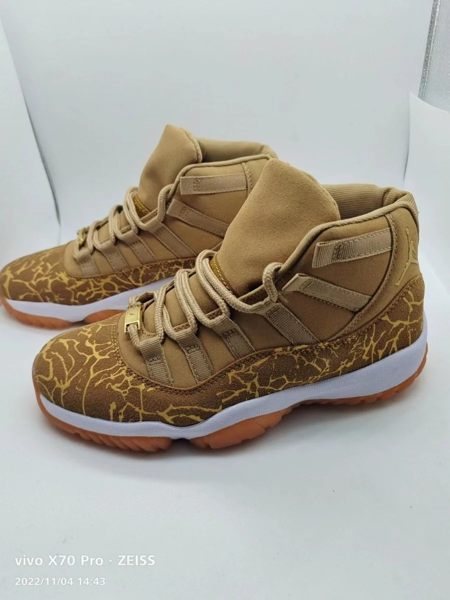 AIR JORDAN 11 Gold Olive - DEEPREPS