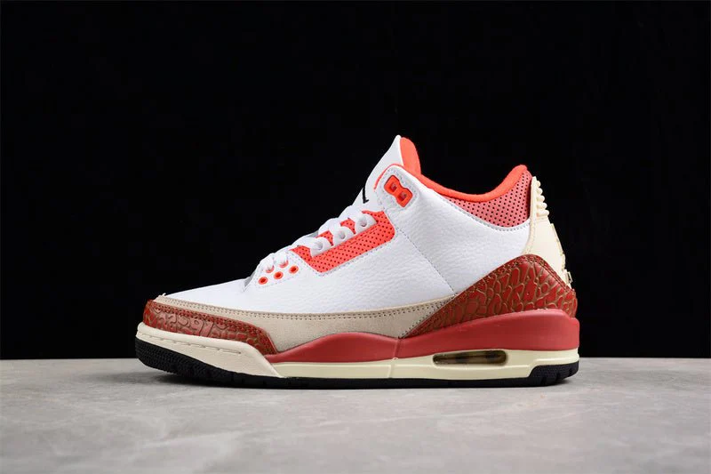 AIR JORDAN 3 RETRO GS WHITE/BLACK/MARS STONE/TEAM ORANGE - DEEPREPS