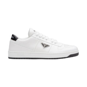 PRADA DOWNTOWN LEATHER SNEAKERS IN WHITE – PRD010 - DEEPREPS