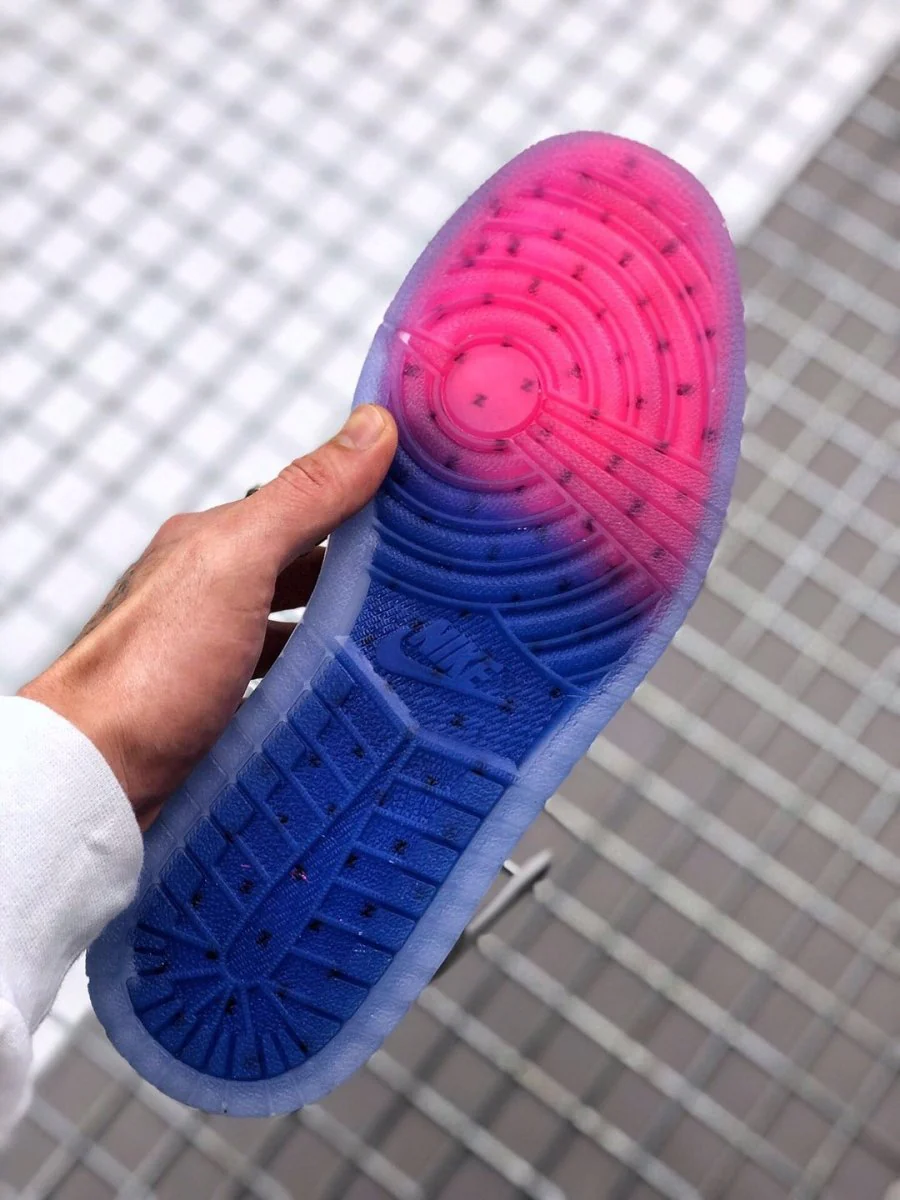 JORDAN 1 RETRO HIGH x ZOOM WHITE RACER BLUE - DEEPREPS