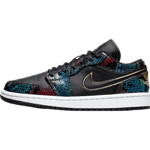 JORDAN 1 LOW x MULTICOLOR SNAKESKIN - DEEPREPS