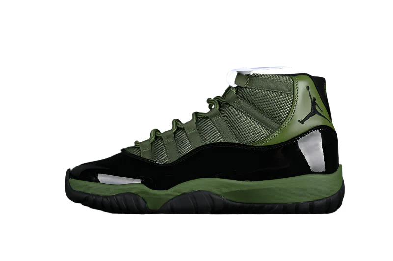 AIR JORDAN 11 RETRO BLACK/GREEN - DEEPREPS