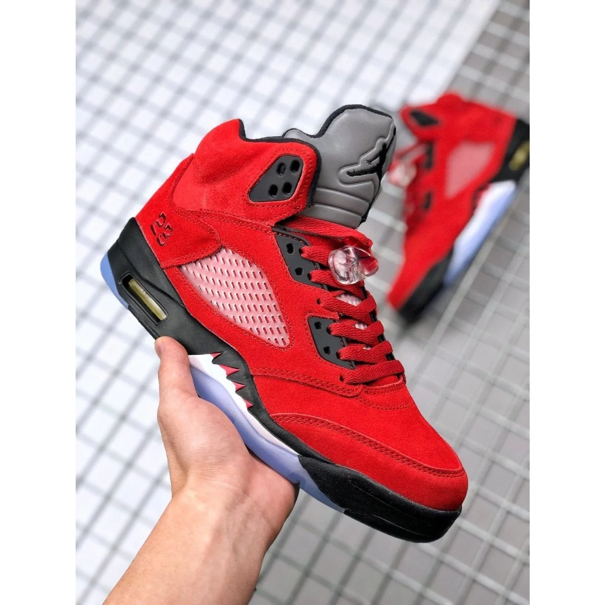 JORDAN 5 RETRO x RACING BULL RED - DEEPREPS