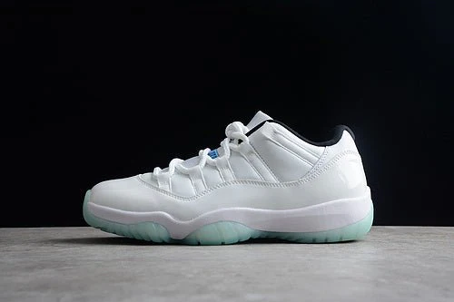 AIR JORDAN 11 RETRO LOW WHITE/WHITE/BLACK/LEGEND BLUE - DEEPREPS
