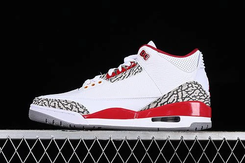 AIR JORDAN 3 SE DENIM WHITE/GREY/RED - DEEPREPS