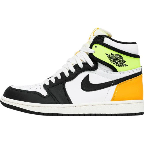 JORDAN 1 RETRO HIGH x WHITE BLACK VOLT UNIVERSITY GOLD - DEEPREPS