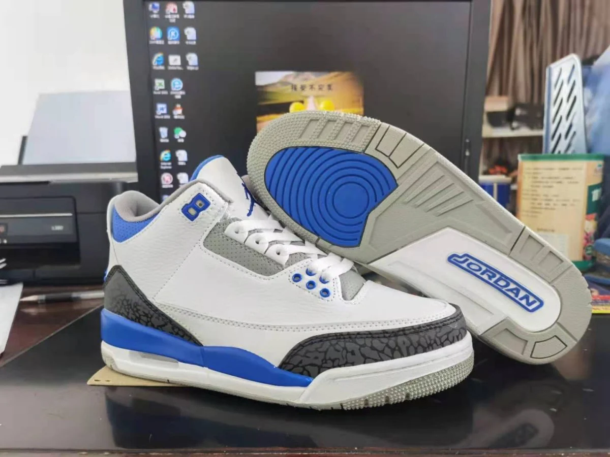 JORDAN 3 RETRO x RACER BLUE - DEEPREPS