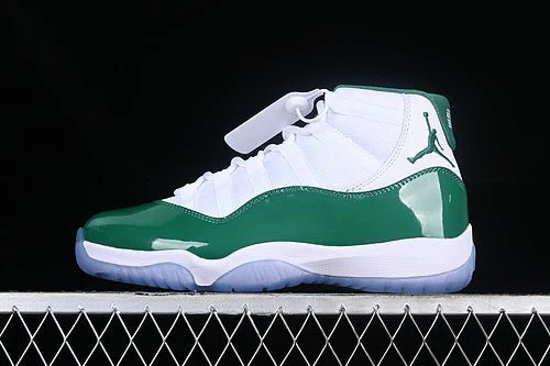 AIR JORDAN 11 RETRO WHITE/GREEN - DEEPREPS