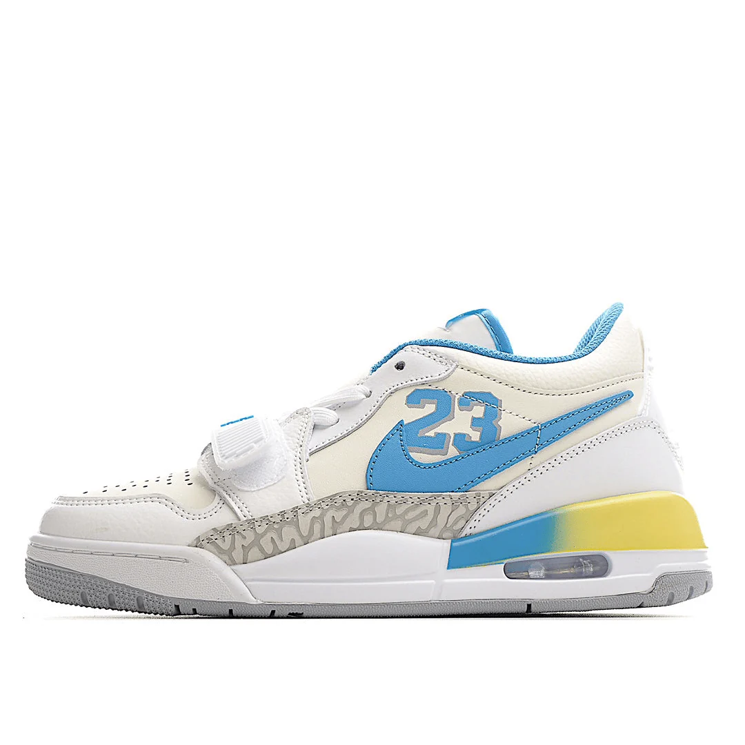 AIR JORDAN 11 White/Blue - DEEPREPS