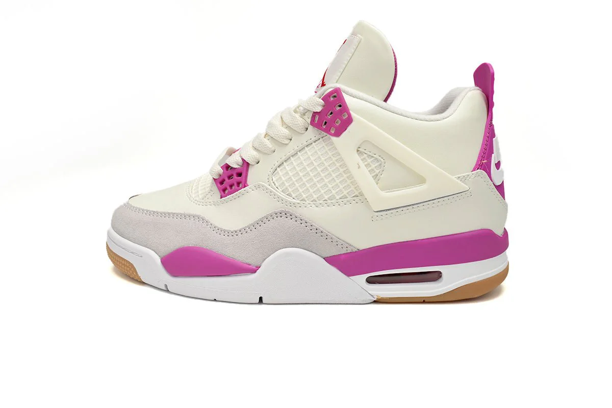 Air Jordan 4 White Purple Grey - DEEPREPS