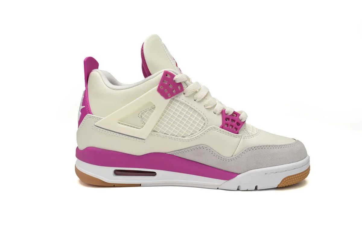 Air Jordan 4 White Purple Grey - DEEPREPS