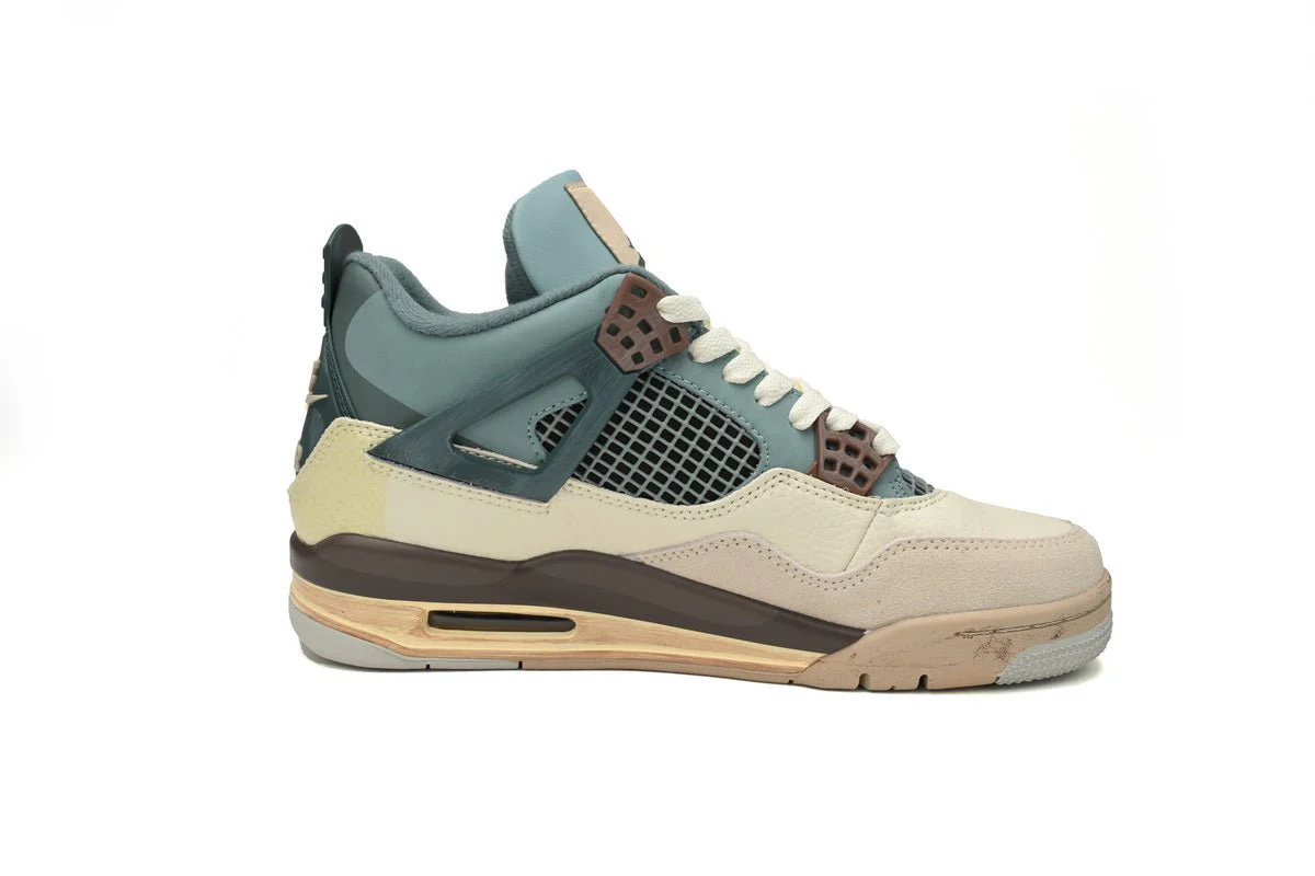 Air Jordan 4 Retro Blue Grey Brown - DEEPREPS
