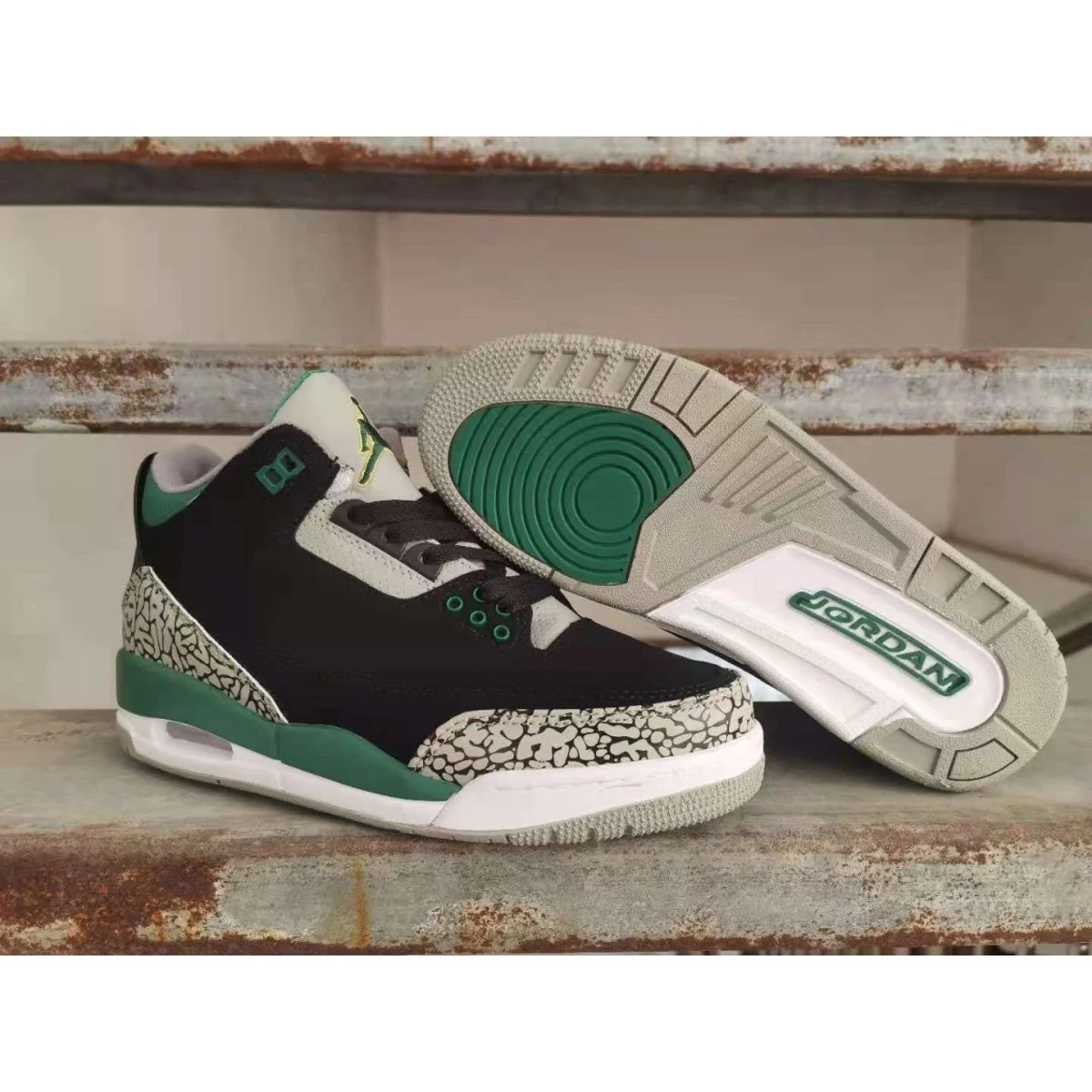 JORDAN 3 RETRO x PINE GREEN - DEEPREPS