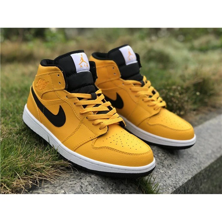 JORDAN 1 MID x UNIVERSITY GOLD BLACK - DEEPREPS