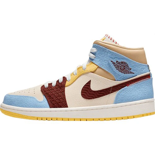 JORDAN 1 MID SE x FEARLESS MAISON CHATEAU ROUGE - DEEPREPS