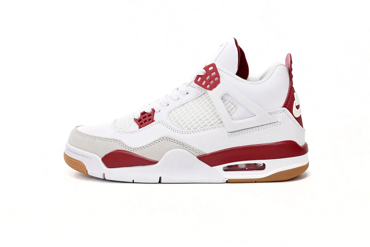 Air Jordan 4 White Red - DEEPREPS
