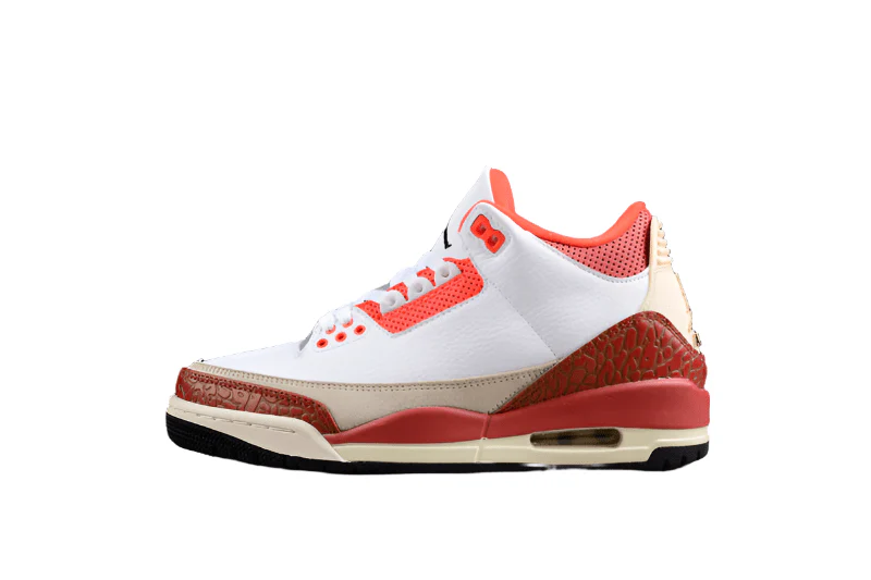 AIR JORDAN 3 RETRO GS WHITE/BLACK/MARS STONE/TEAM ORANGE - DEEPREPS