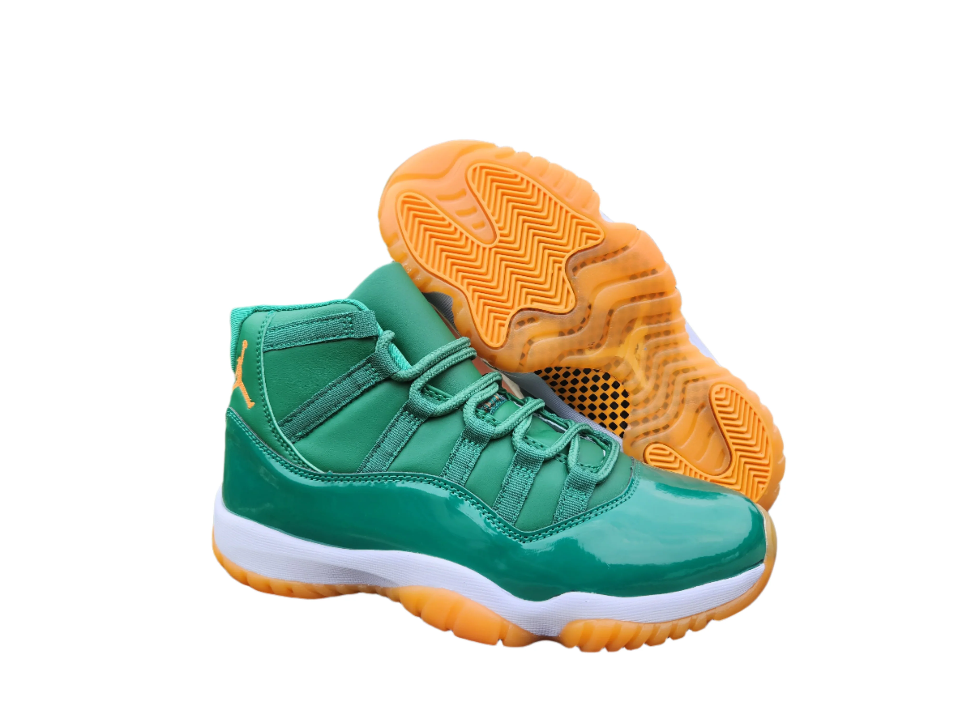 JORDAN 11 Green and Orange - DEEPREPS