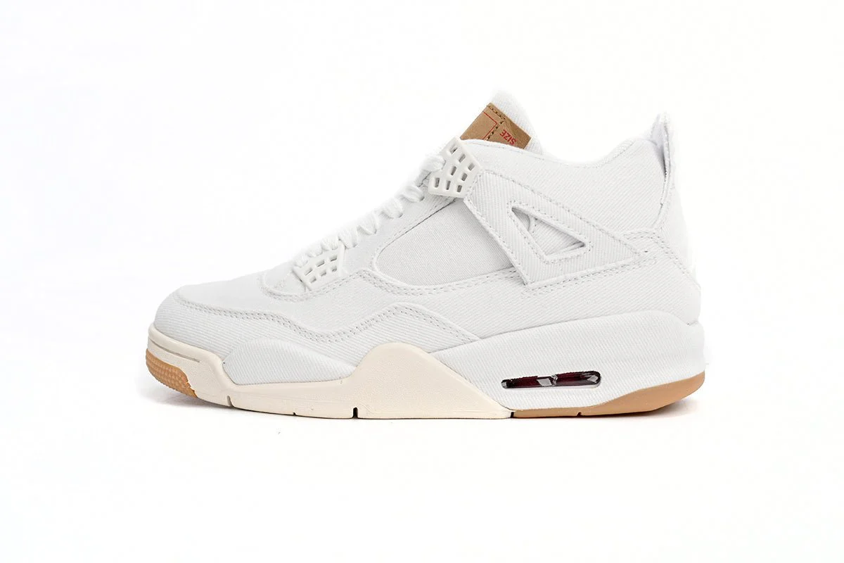 Air Jordan 4 Levi's White - DEEPREPS