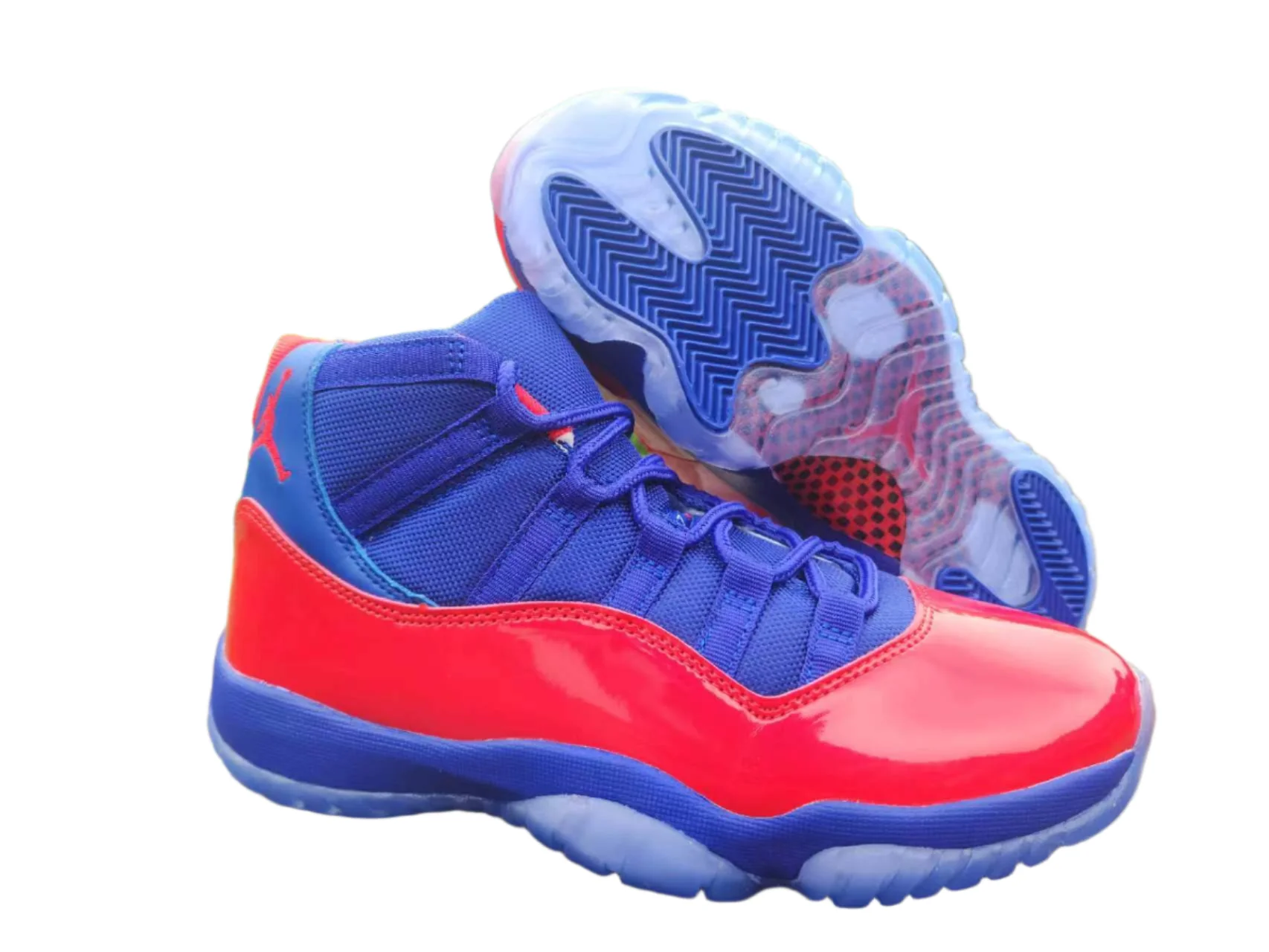 JORDAN 11 Blue and Red - DEEPREPS