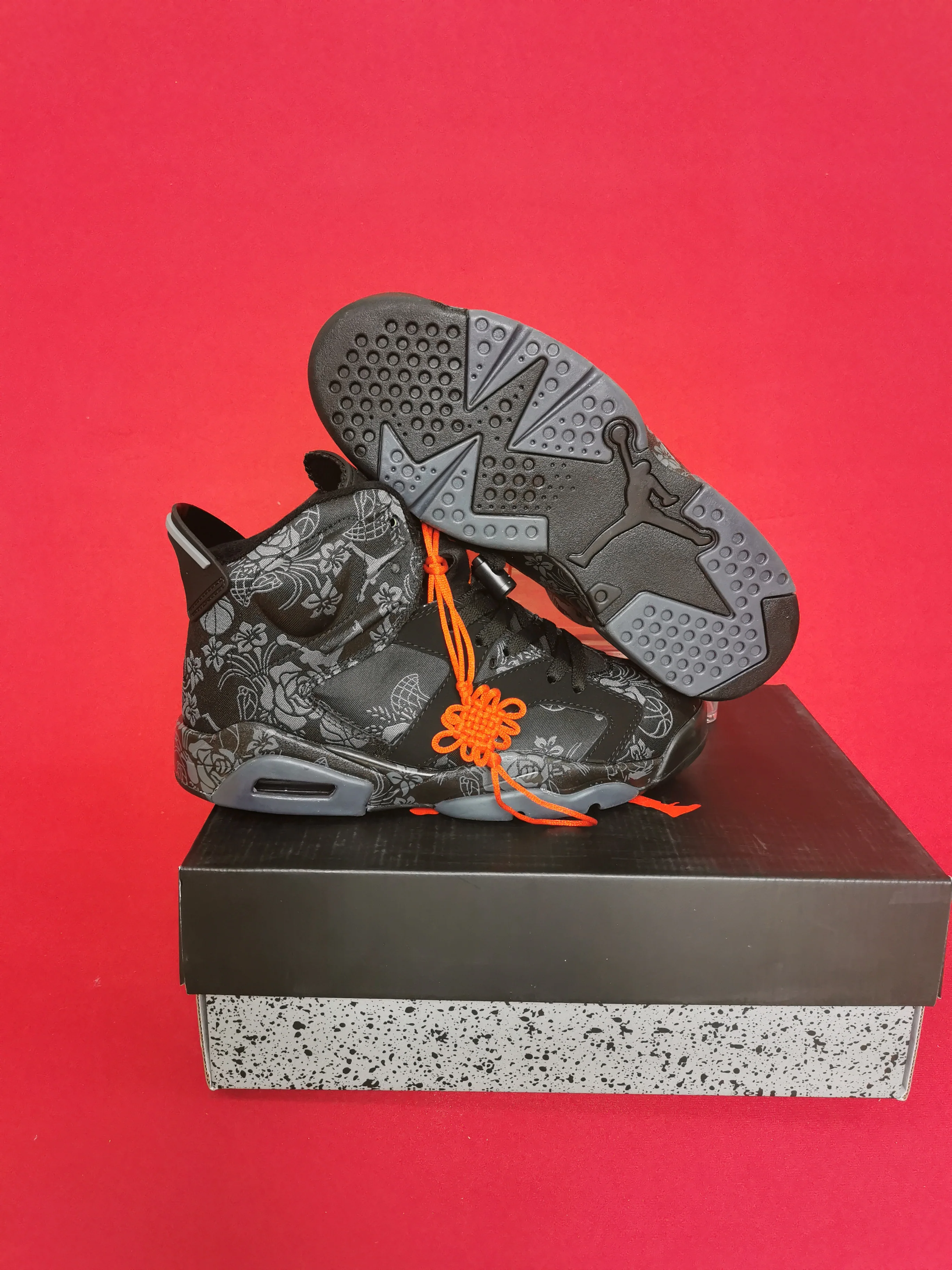 Jordan 6 Black and Orange - DEEPREPS