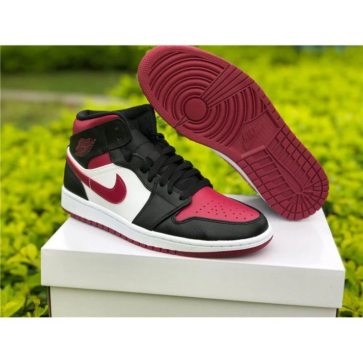 JORDAN 1 MID x BRED TOE - DEEPREPS