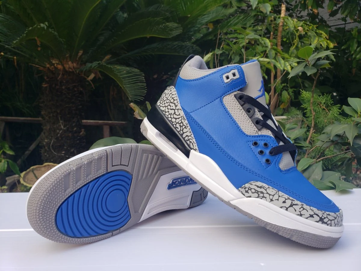JORDAN 3 RETRO x VARSITY ROYAL CEMENT - DEEPREPS