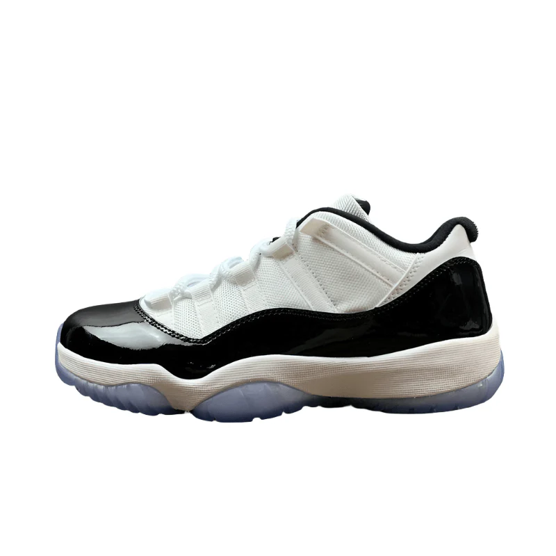 AIR JORDAN 11 RETRO LOW CONCORD WHITE/BLACK - DEEPREPS