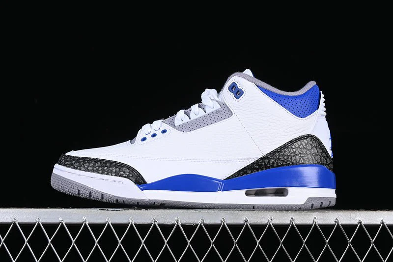 AIR JORDAN 3 RACER BLUE WHITE/GREY/BLACK/BLUE - DEEPREPS