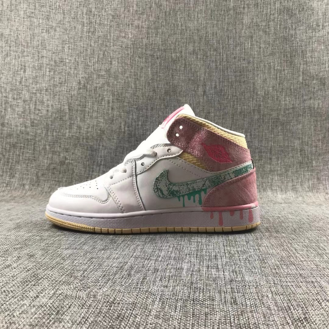JORDAN 1 MID x PAINT DRIP - DEEPREPS