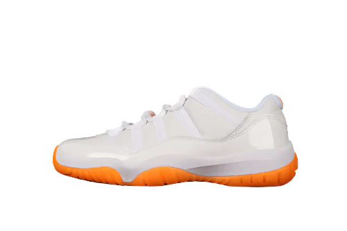 AIR JORDAN 11 RETRO LOW WHITE/BRIGHT CITRUS - DEEPREPS