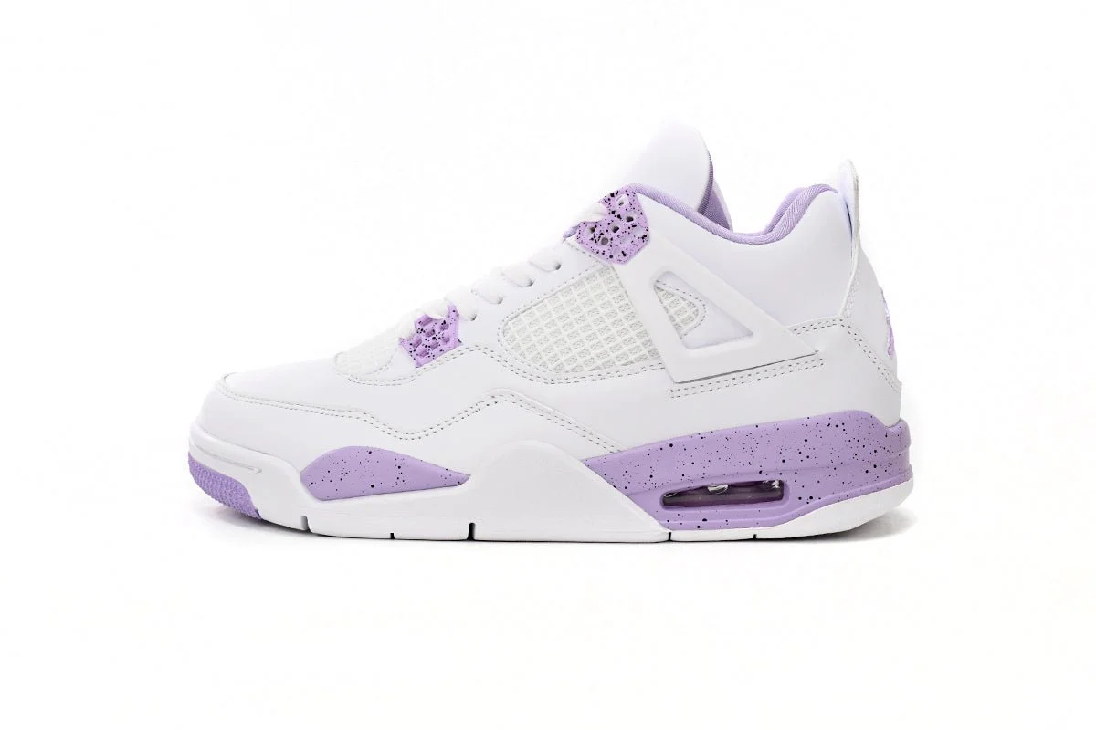 Air Jordan 4 White Purple - DEEPREPS